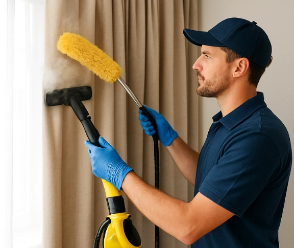 Emergency same-day curtain stain removal manly Matty Curtain Cleaning