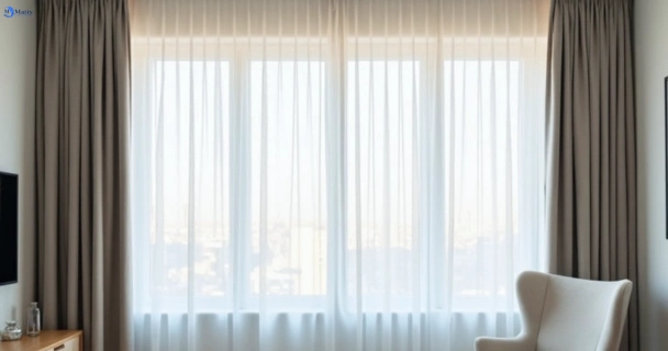 Restored vibrant drapes in manly QLD after Matty Curtain Cleaning
