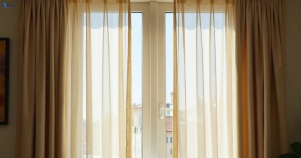 Dull dusty drapes in manly before professional cleaning